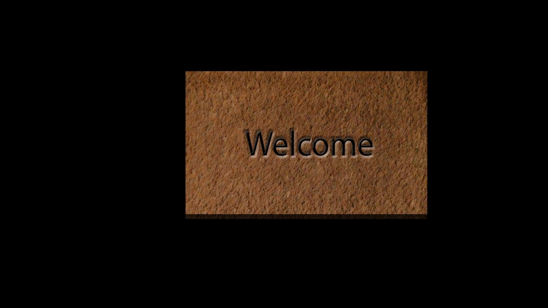 welcome mat