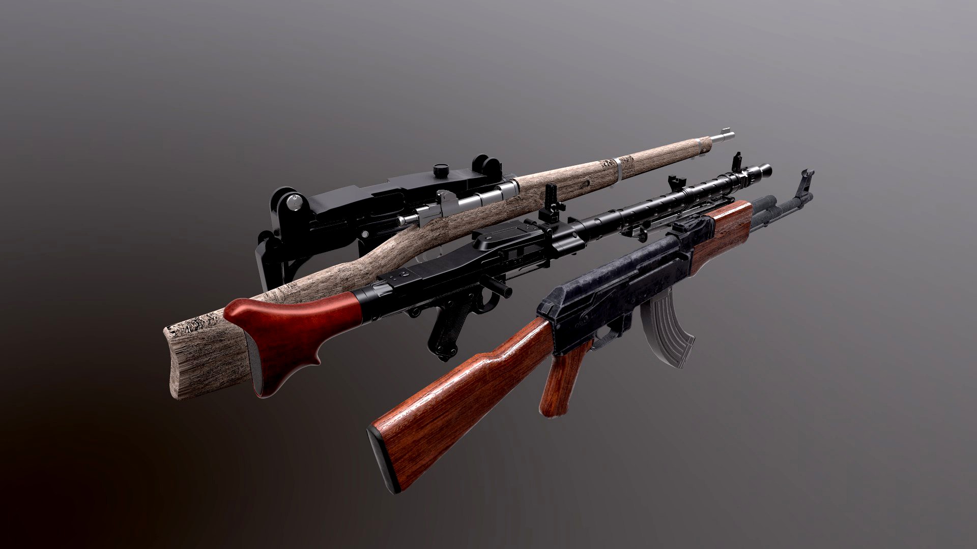 Weapon Pack GAME READY UNREAL 4 - UNITY