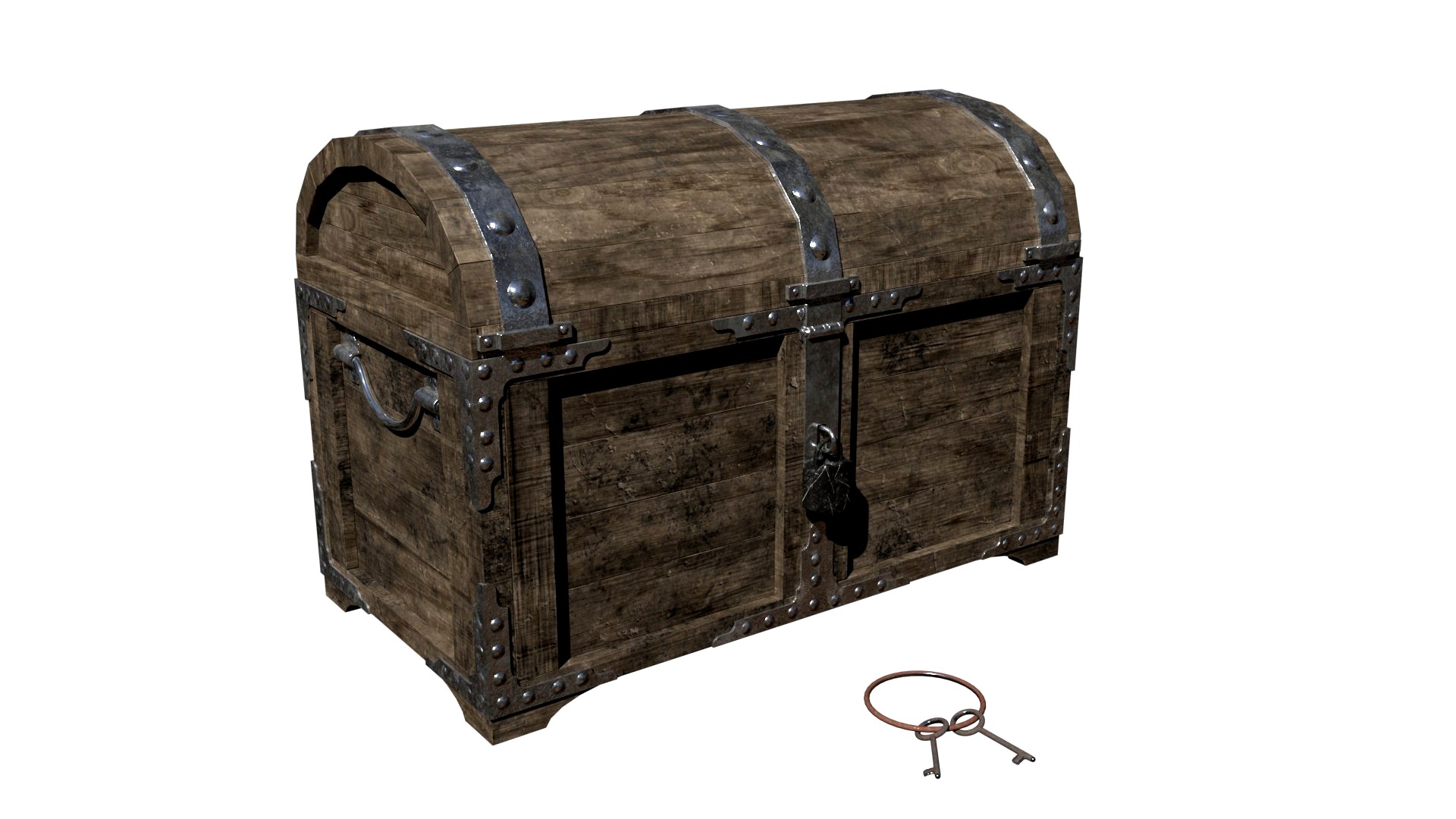 3D Treasure Chest Corona