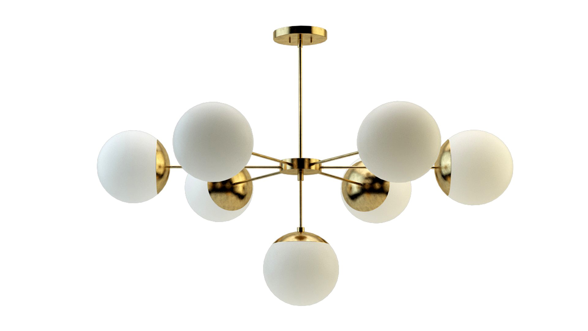 Suspension light copper light chandelier 7