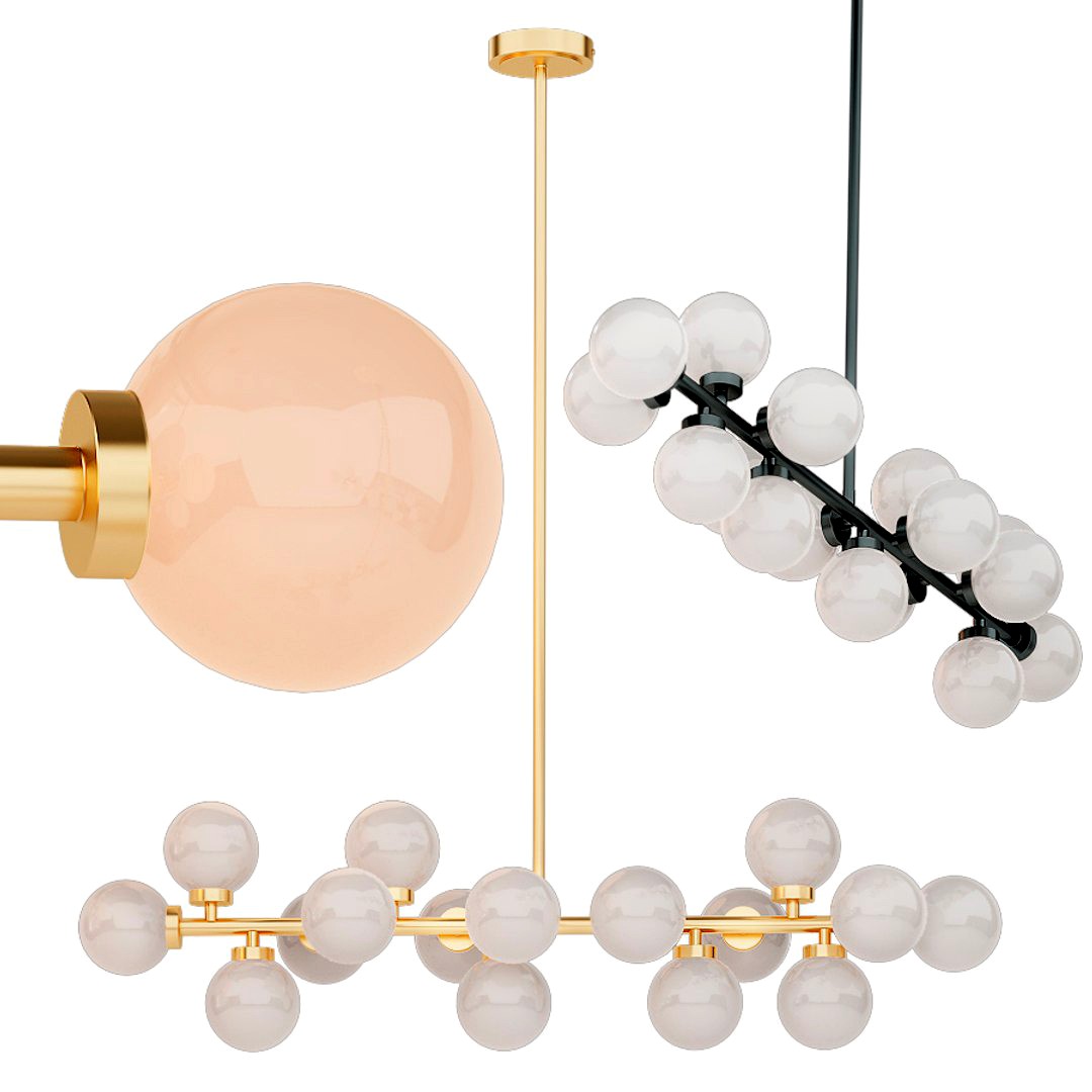 Bubble Stik Cold Chandelier