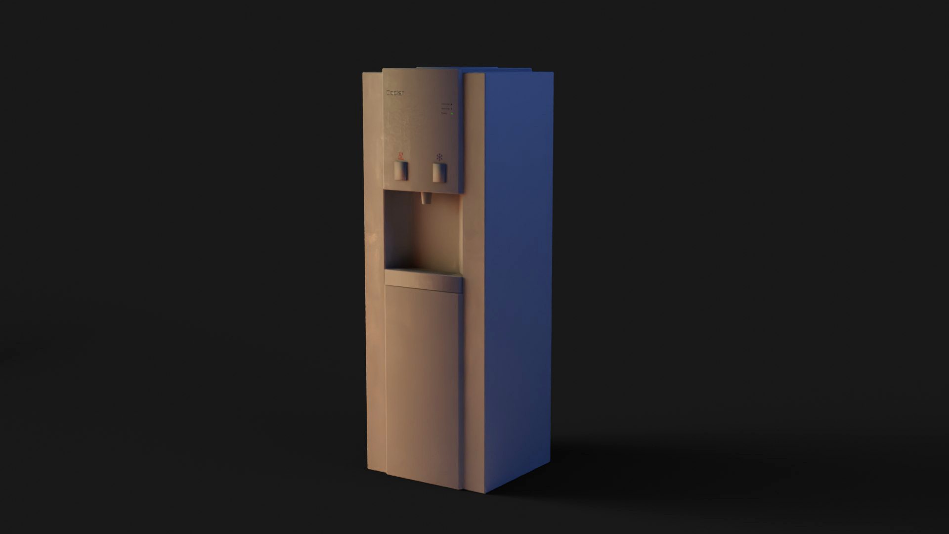 Water Cooler dispenser GameReady - LowPoly with PBR Material