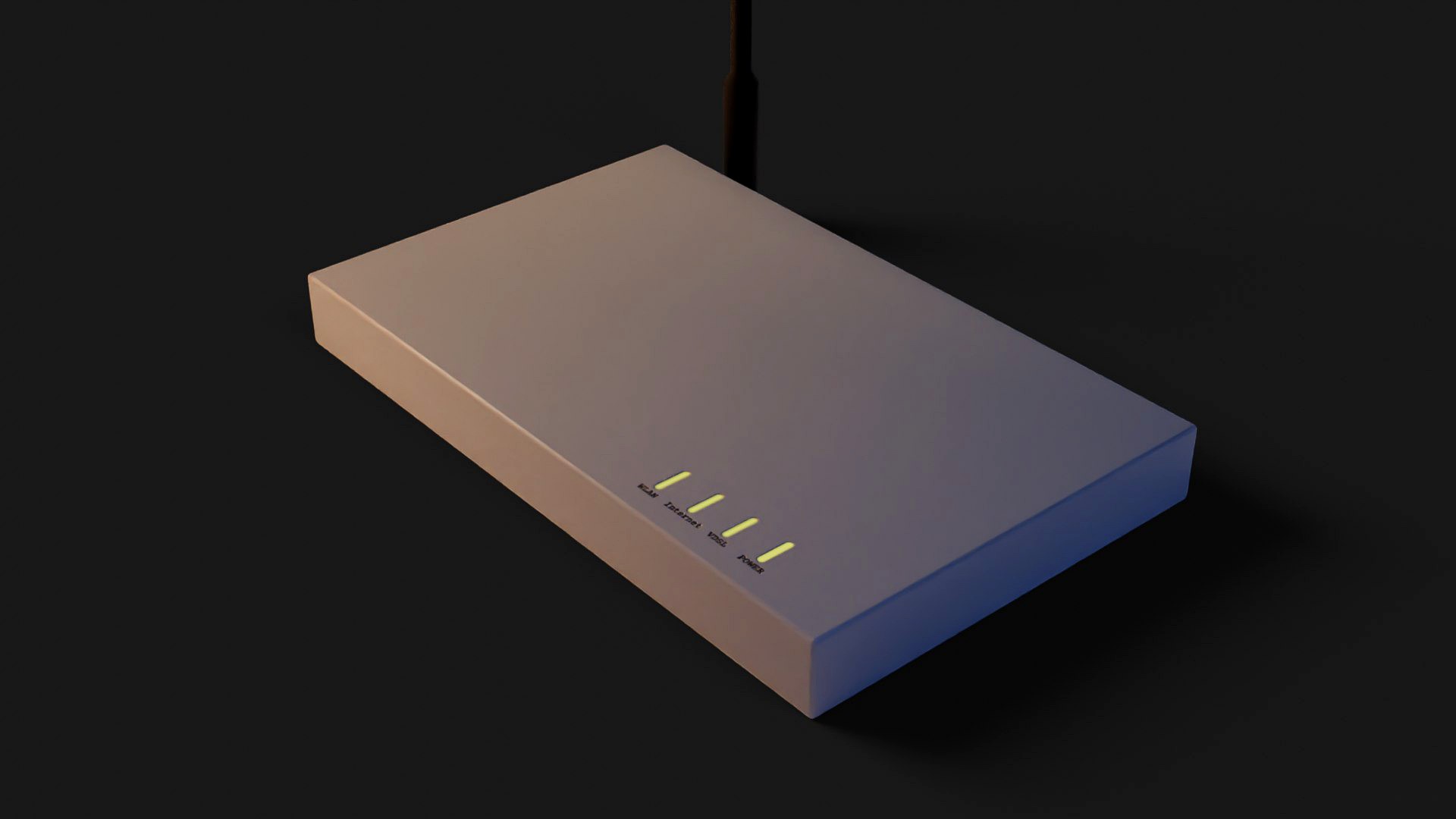 Internet Router GameReady - LowPoly with PBR Material