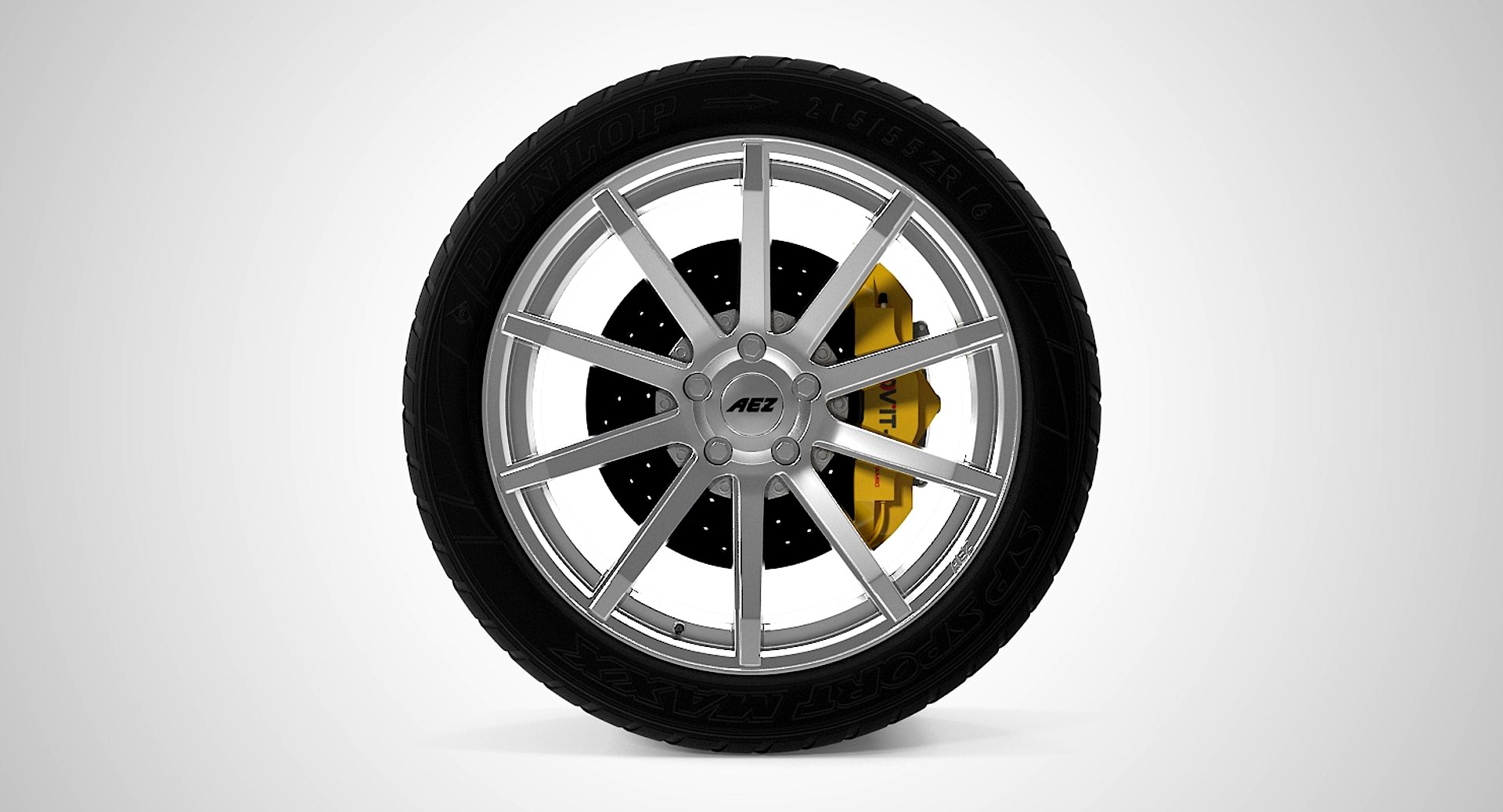AEZ Straight Shine Disk Car Wheel