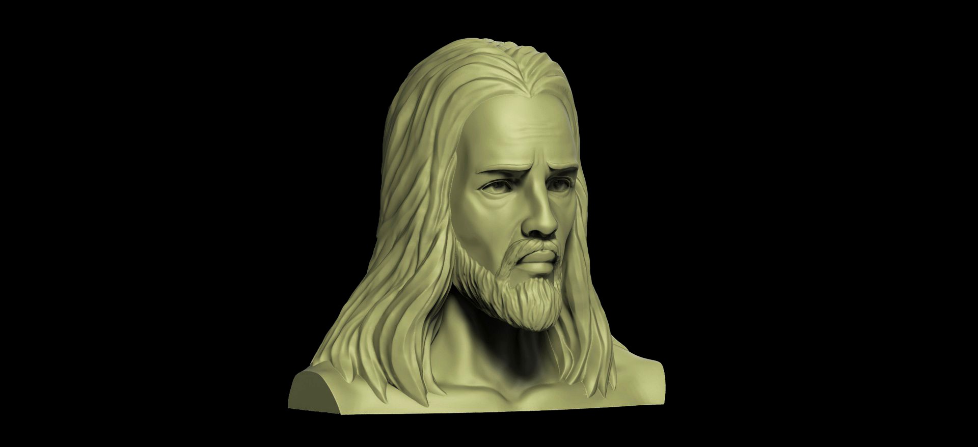 Jesus Bust Print