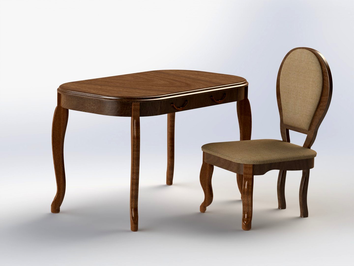 library table chairs set