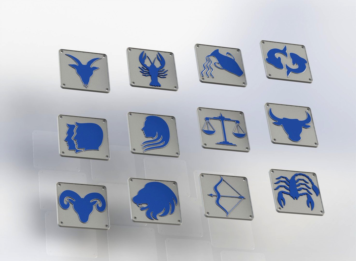 Signs for the zodiac signs pack