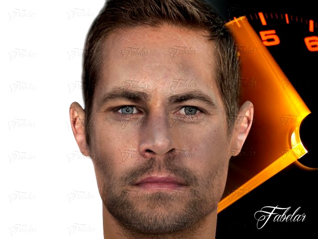 Paul Walker 3D Model