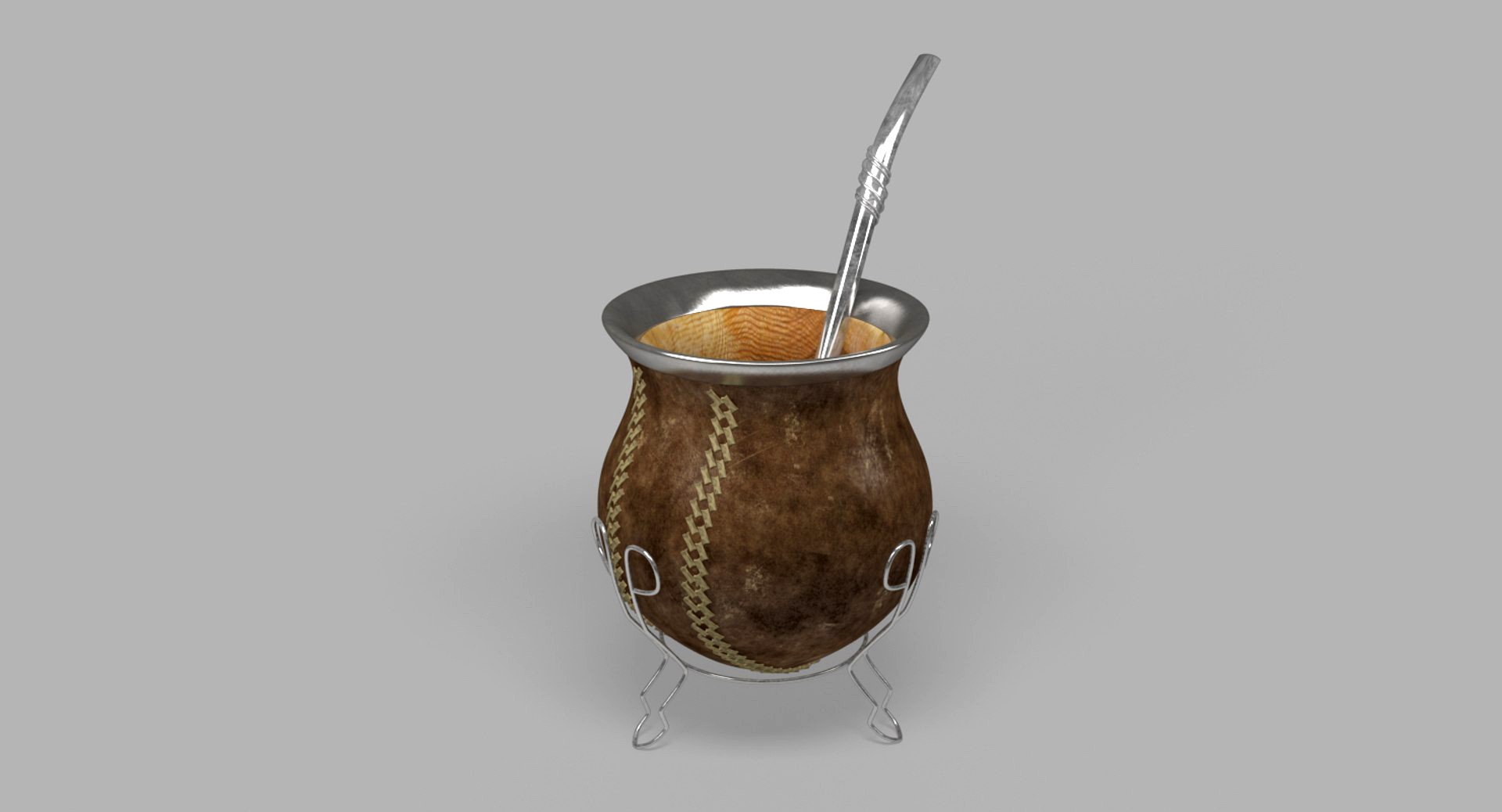 Yerba Mate Infusion with Straw