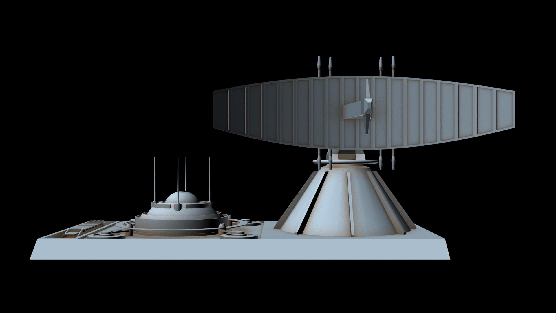 Sci-fi Radar station 2