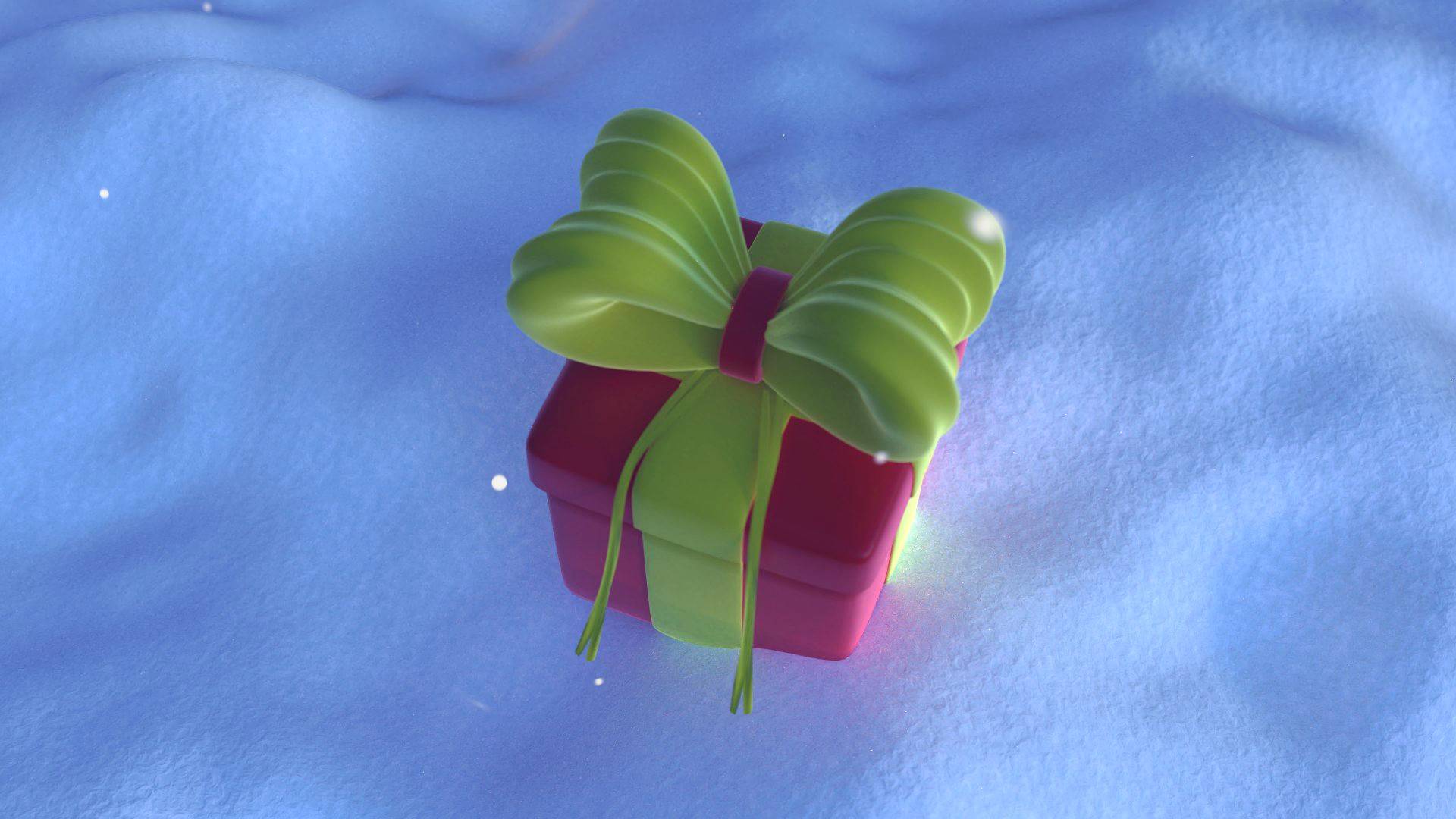 Gift plus snow