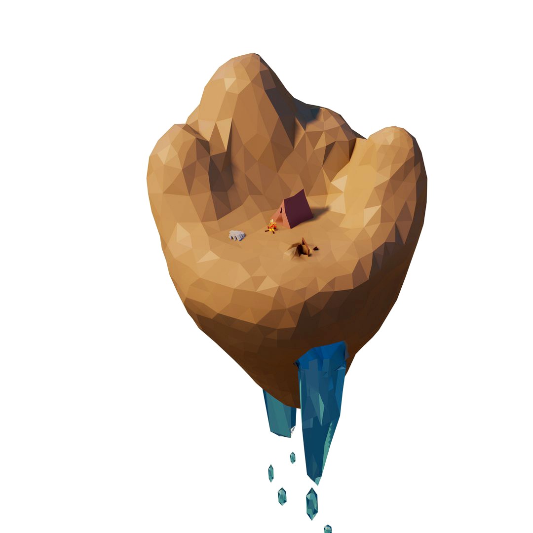 Floating Desert Island