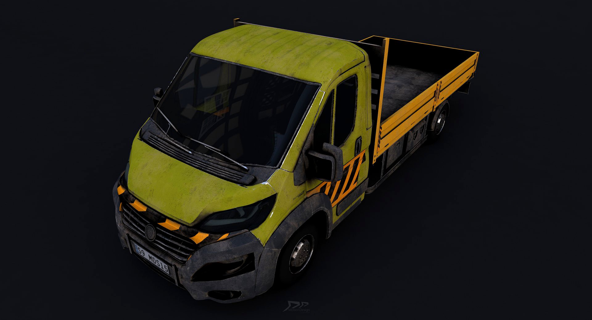 Fiat Ducato 2015 PBR Material 01