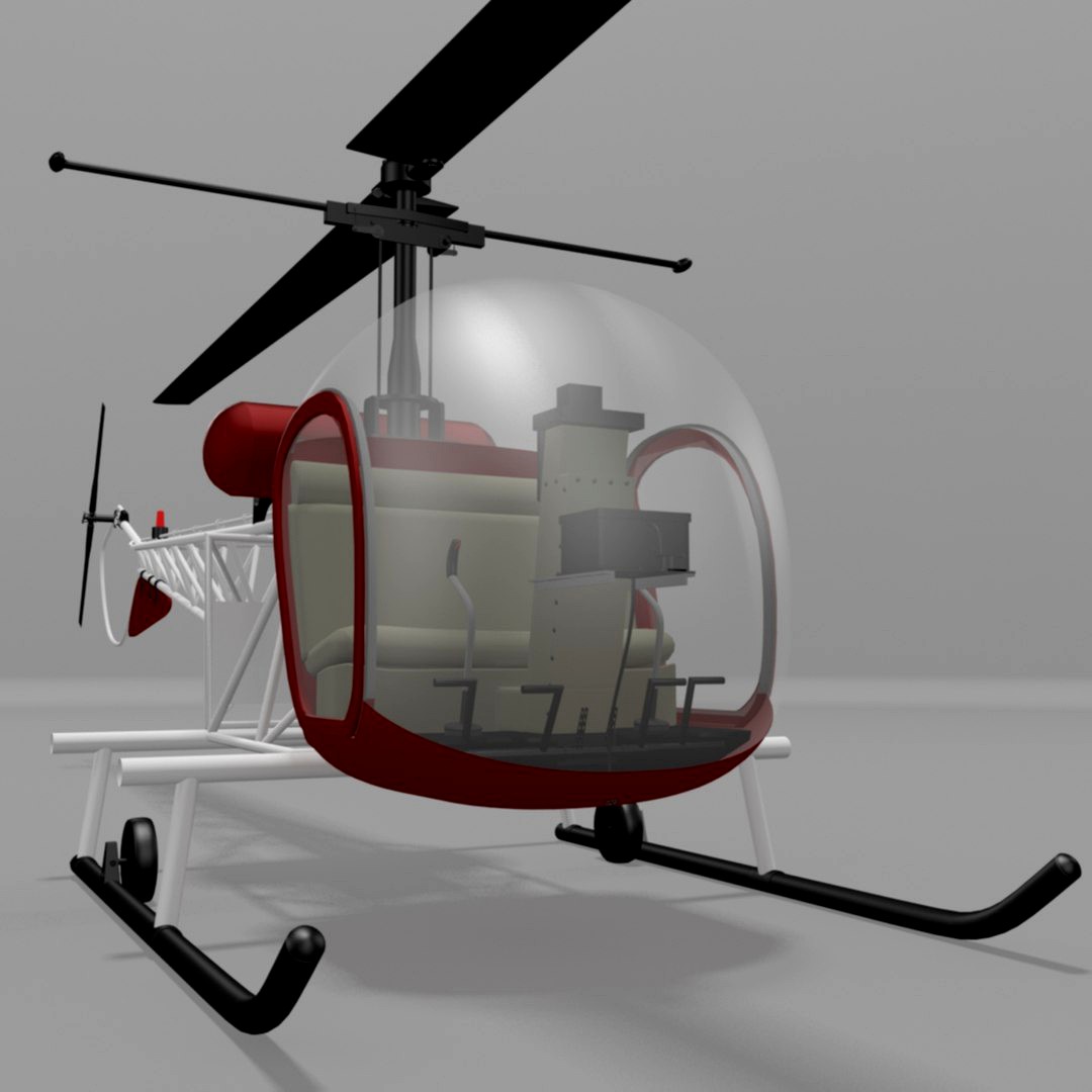Bell 47 Helicopter