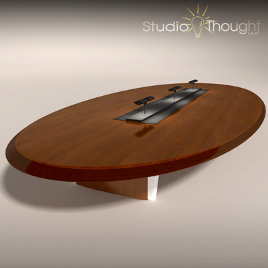 Oval Conference Room Table