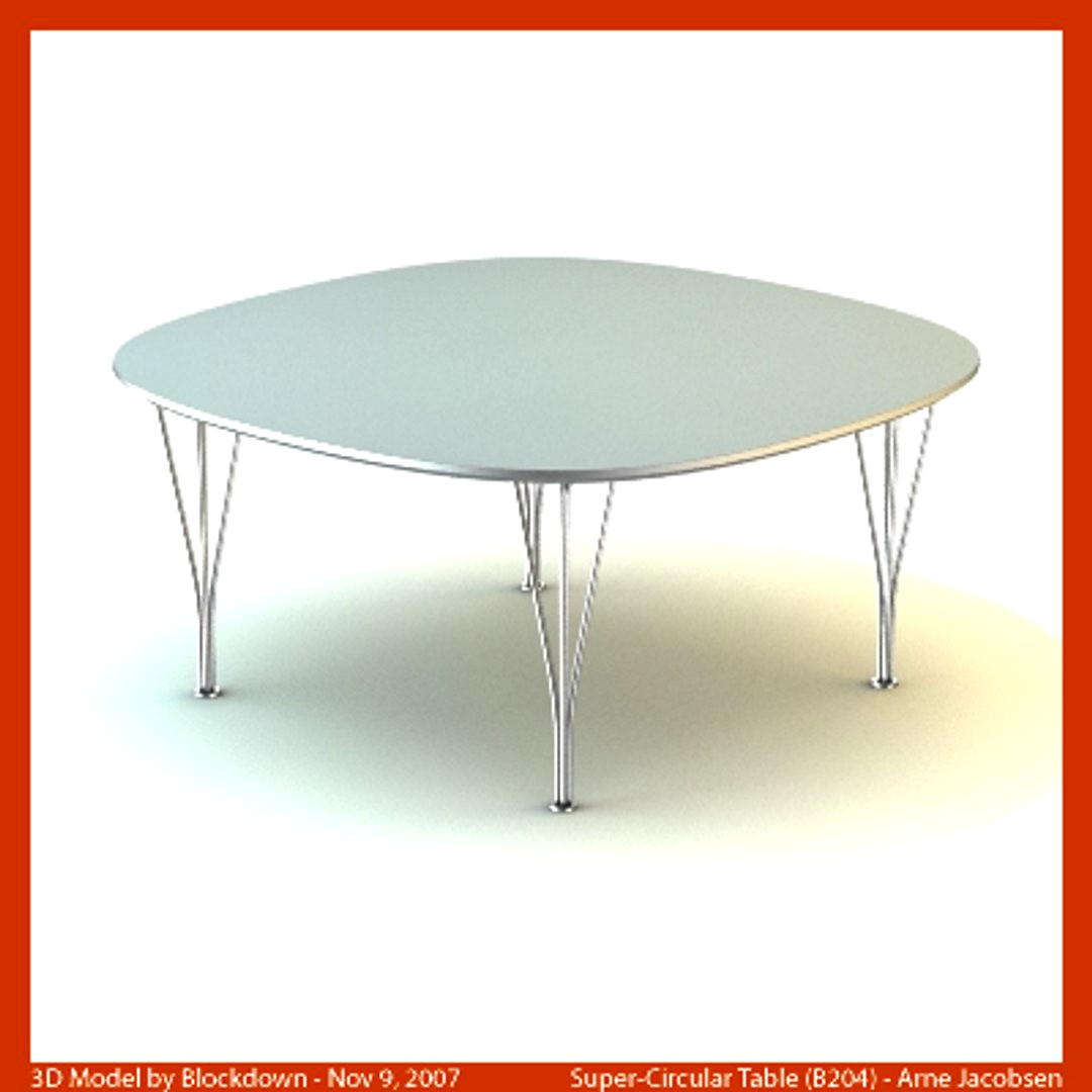 AJ Super-Circular Table 115x115x52 B204