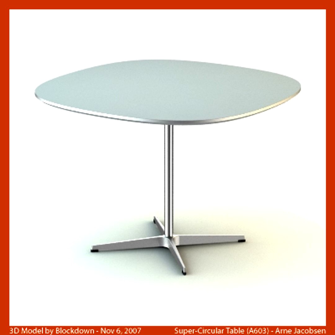 AJ Super-Circular Table 100x100x70 A603
