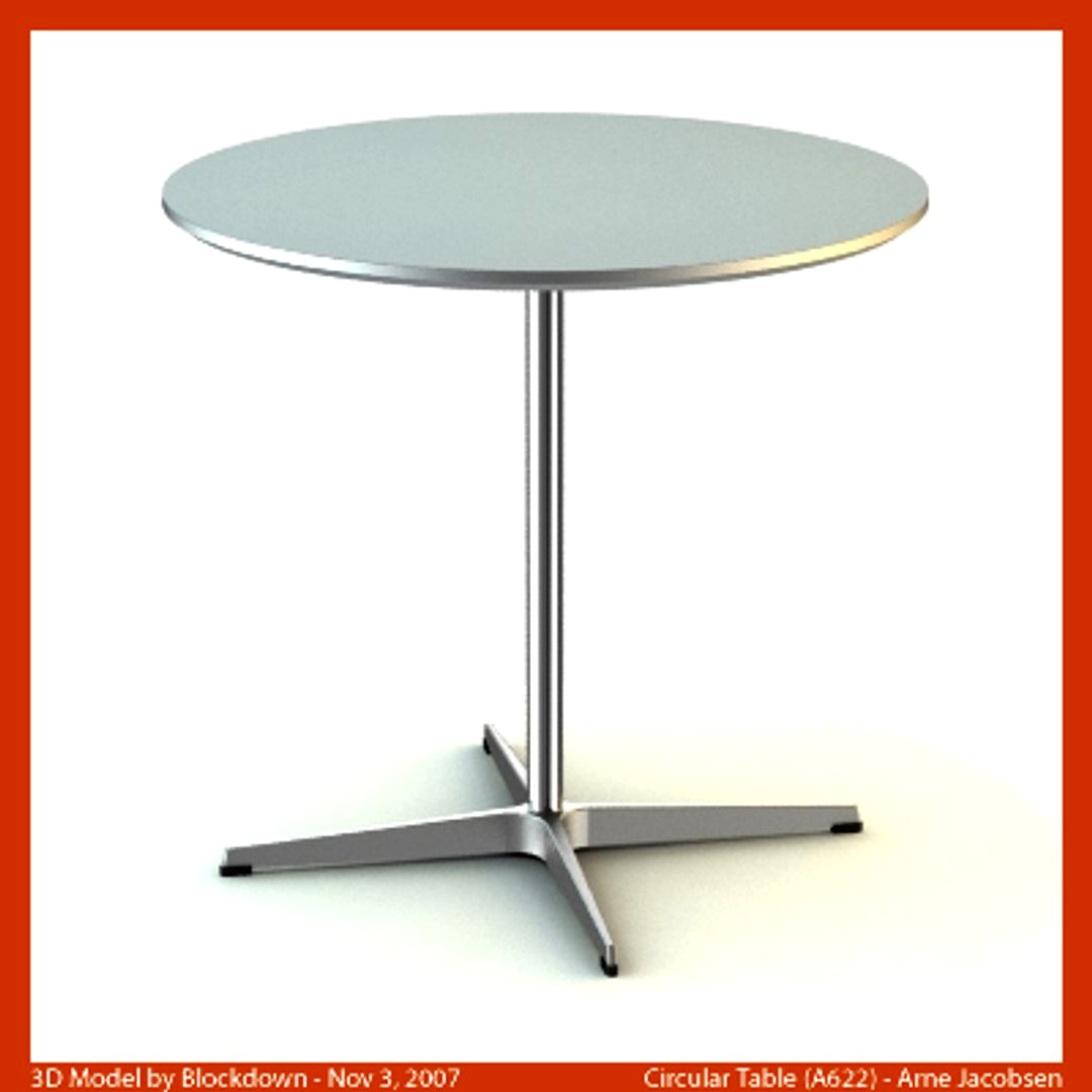 AJ Circular Table 75x75x70 A622