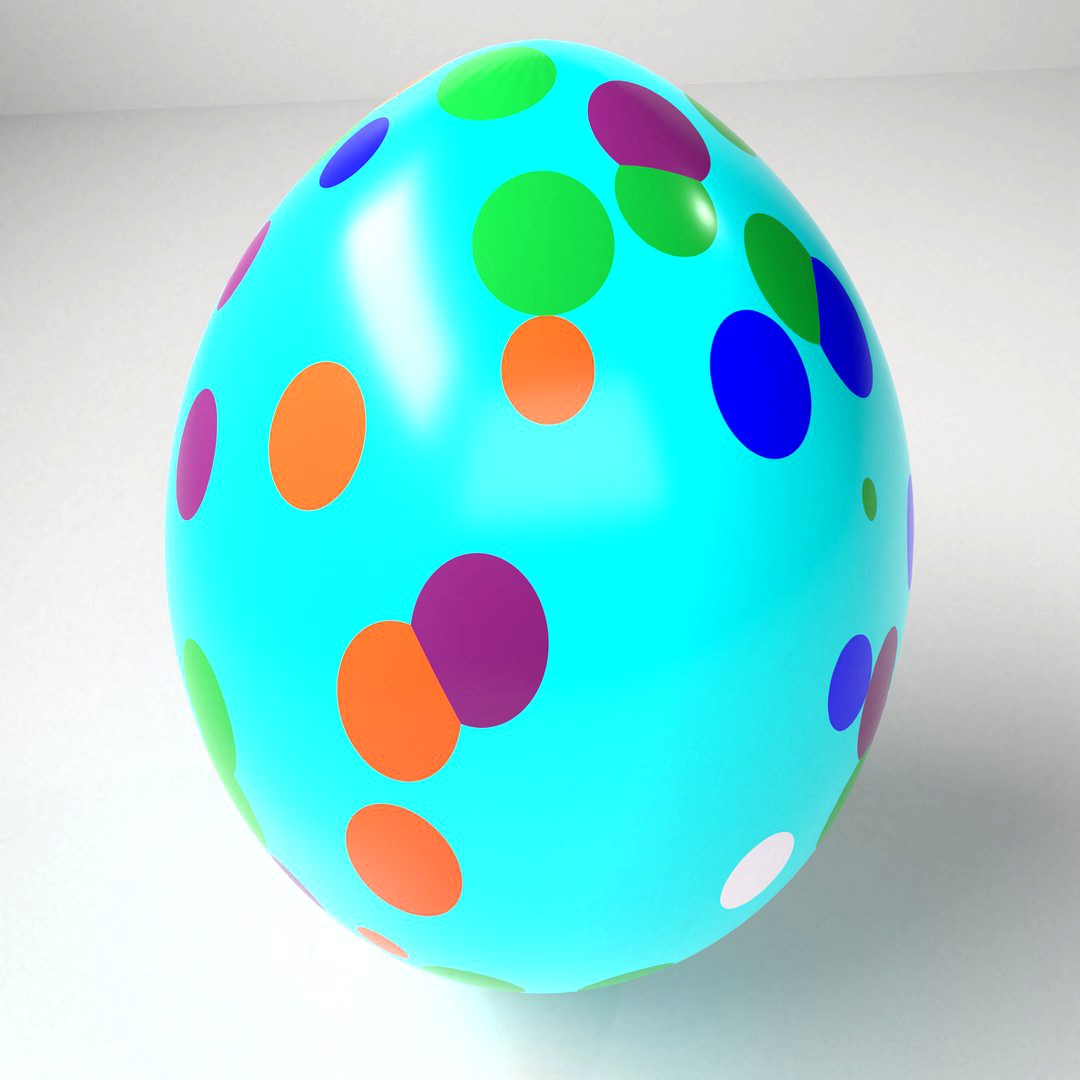 Polka Dot Easter Egg 4