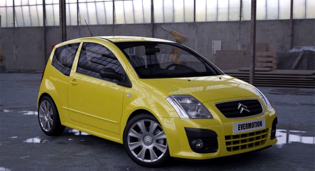 Citroen C2 3D Model