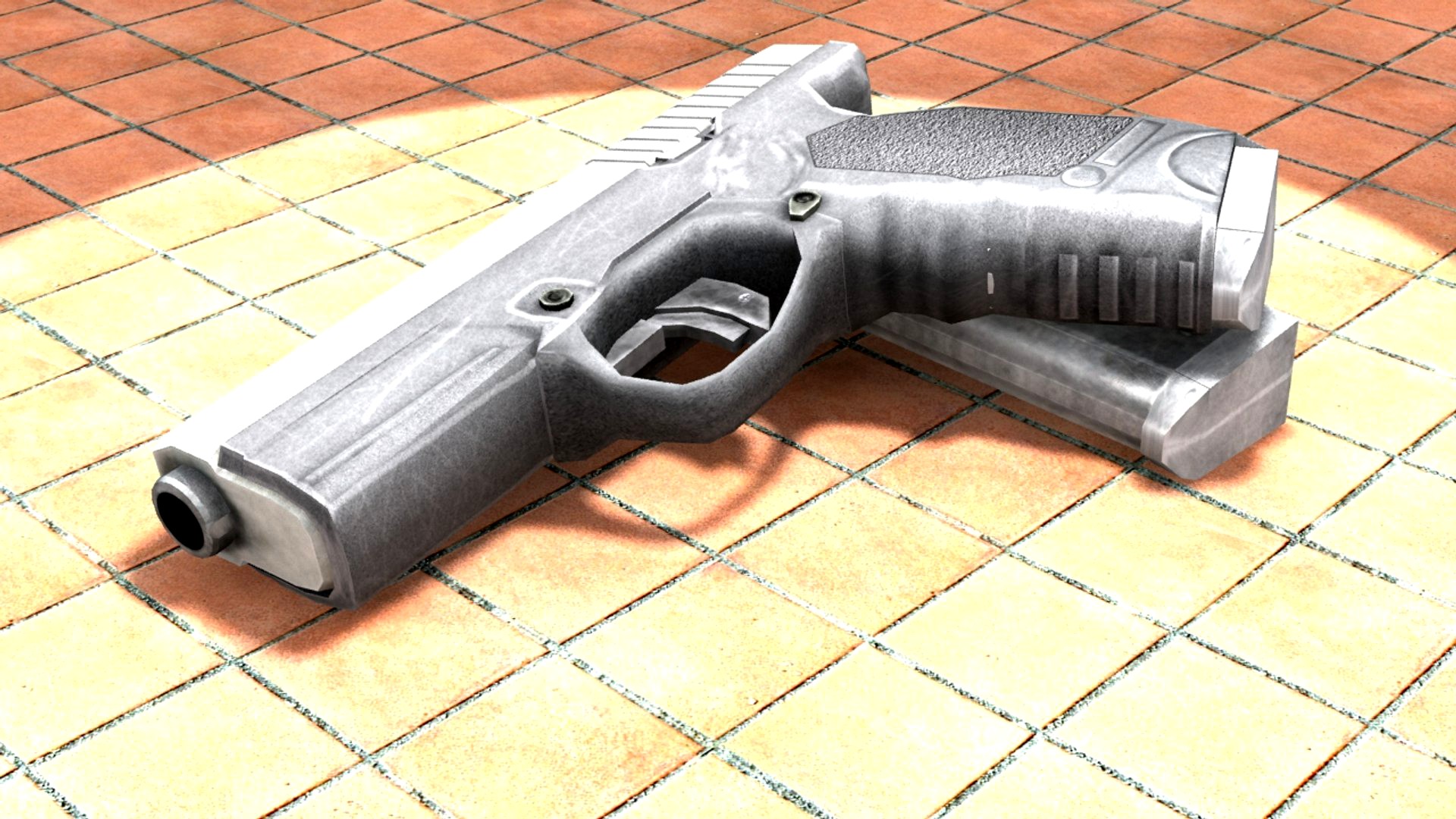 Low poly Steyr M-A1