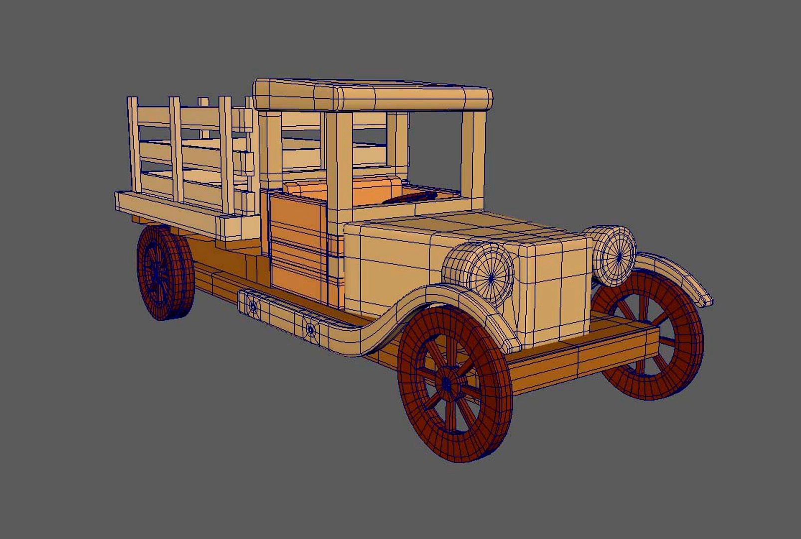 Classic Soviet gas car aaa toy