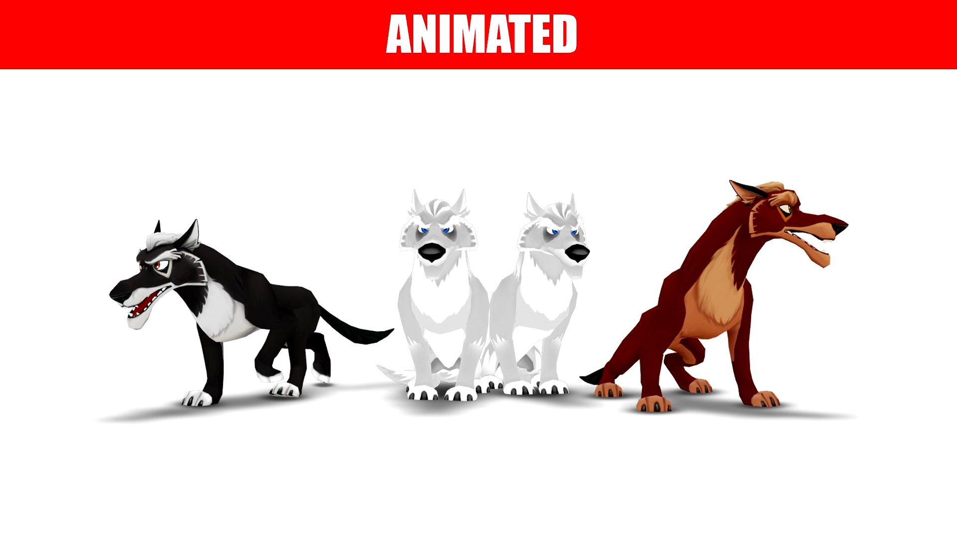 Wolves animated pack