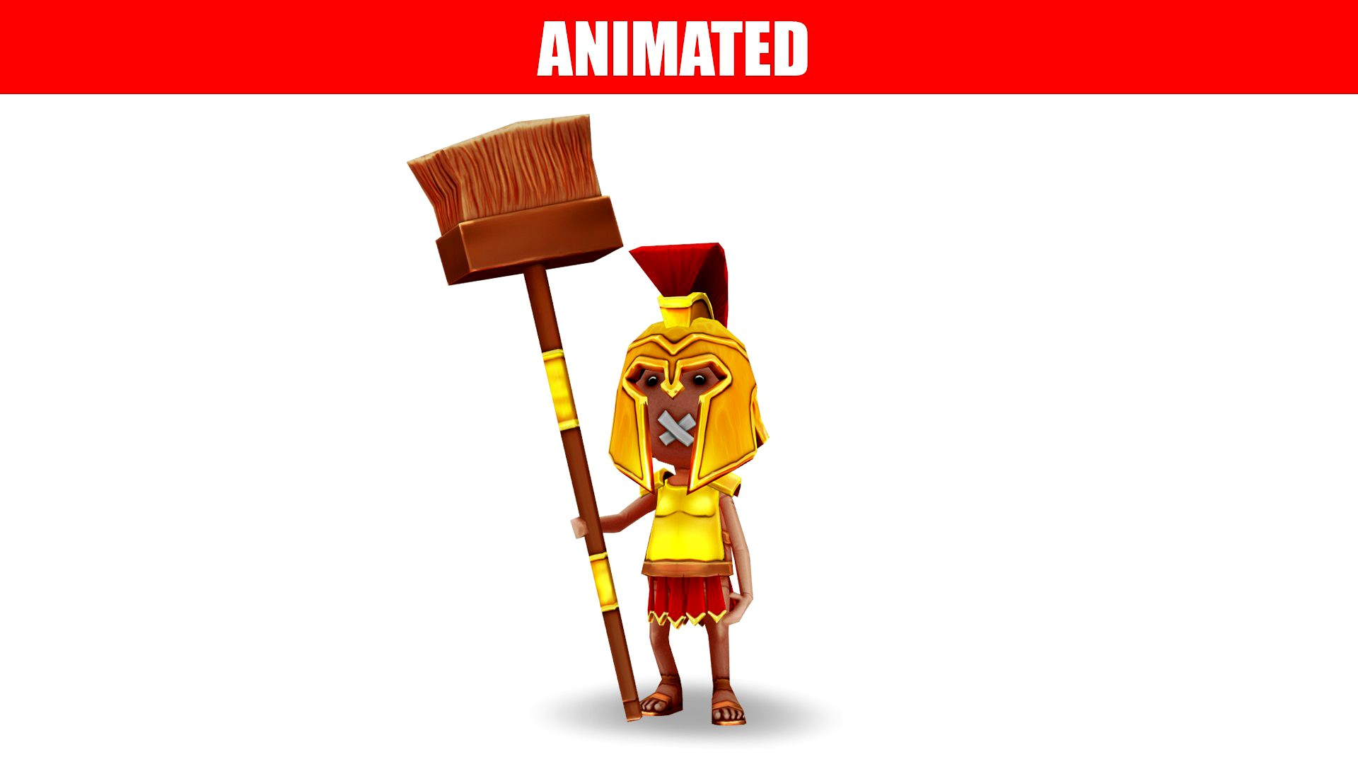 Gladiator animated character