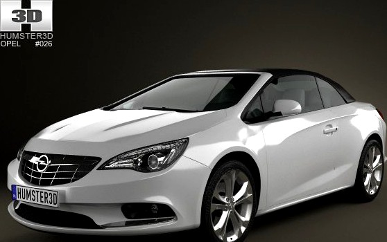 Opel Cascada Cabrio 2013 3D Model