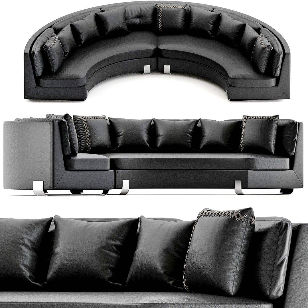 MARIE Sectional sofa By VOLPI 3d model