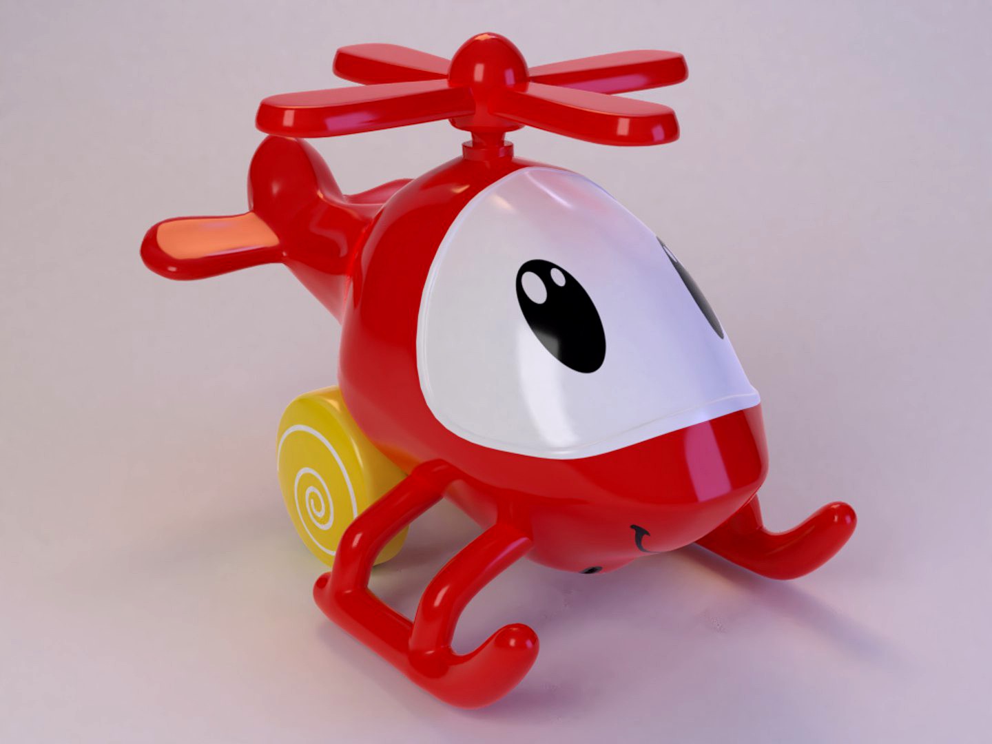 Cartoon toy helicopter 004