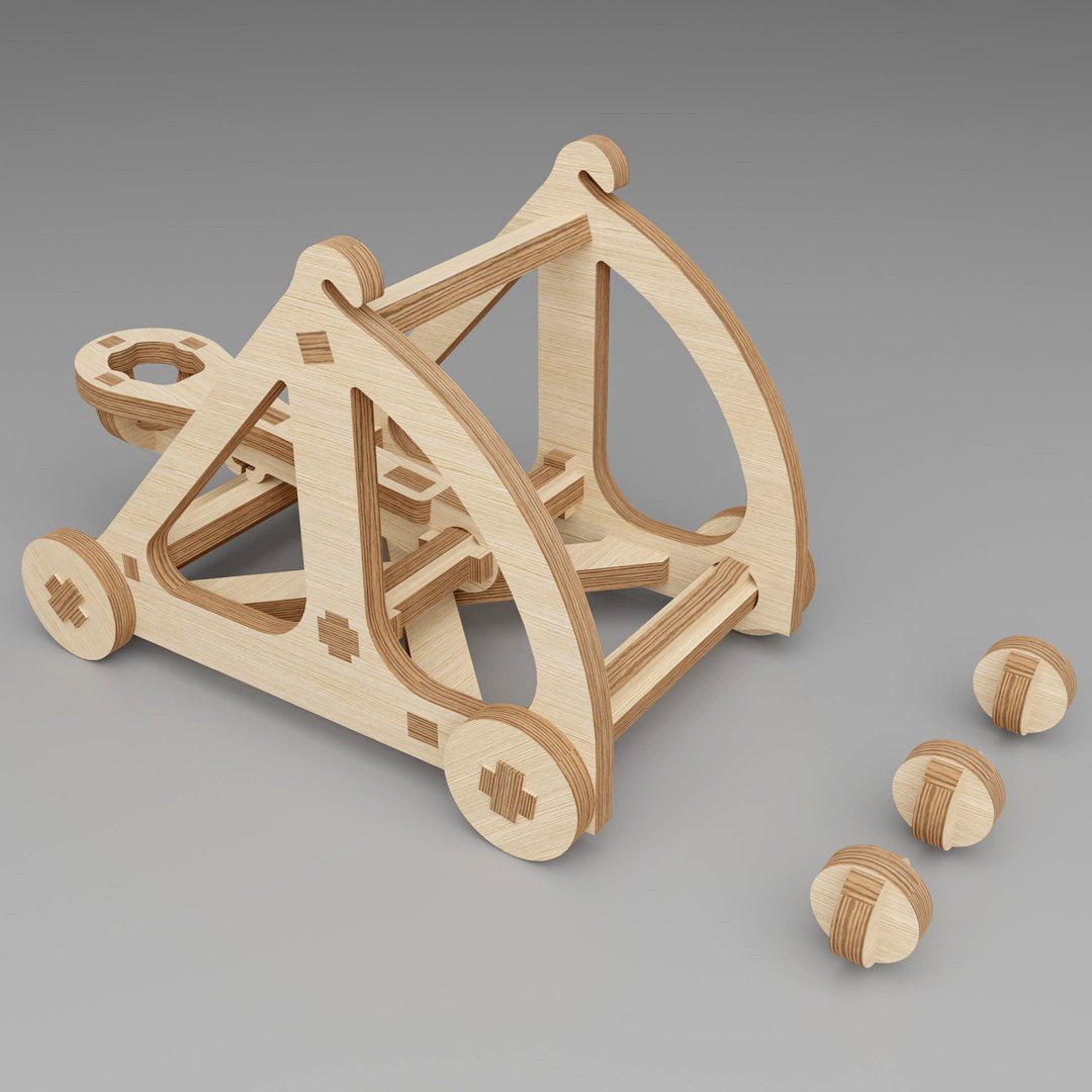 Plywood constructor - catapult