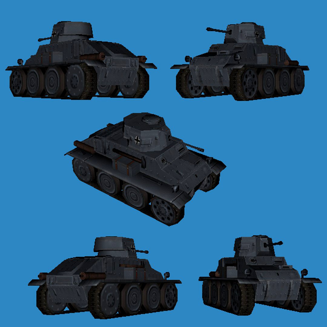 Tank (Panzer) Prototype TR-1 German WWII