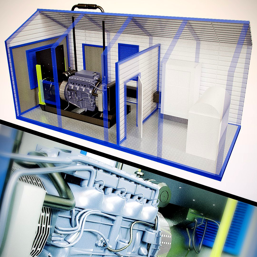 Compressor block container