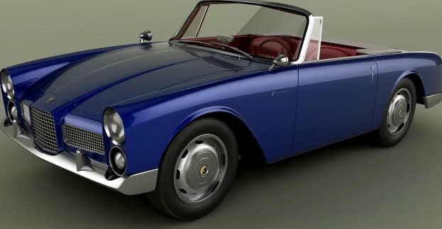 Facel Vega Facellia Convertible 3D Model