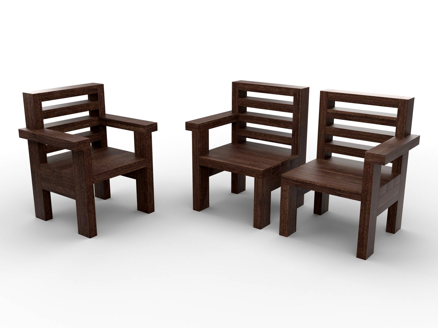 WOODEN BENCH CHAIR