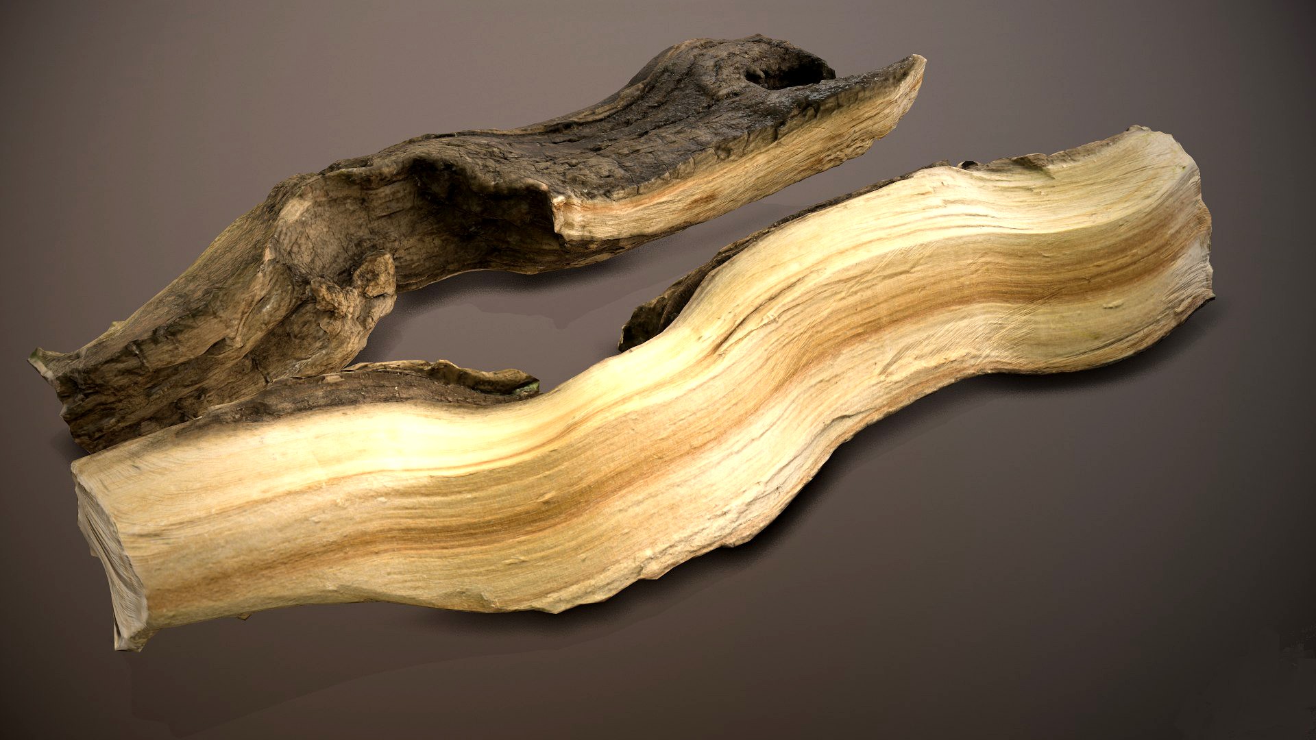 Firewood scanned 3d model 4