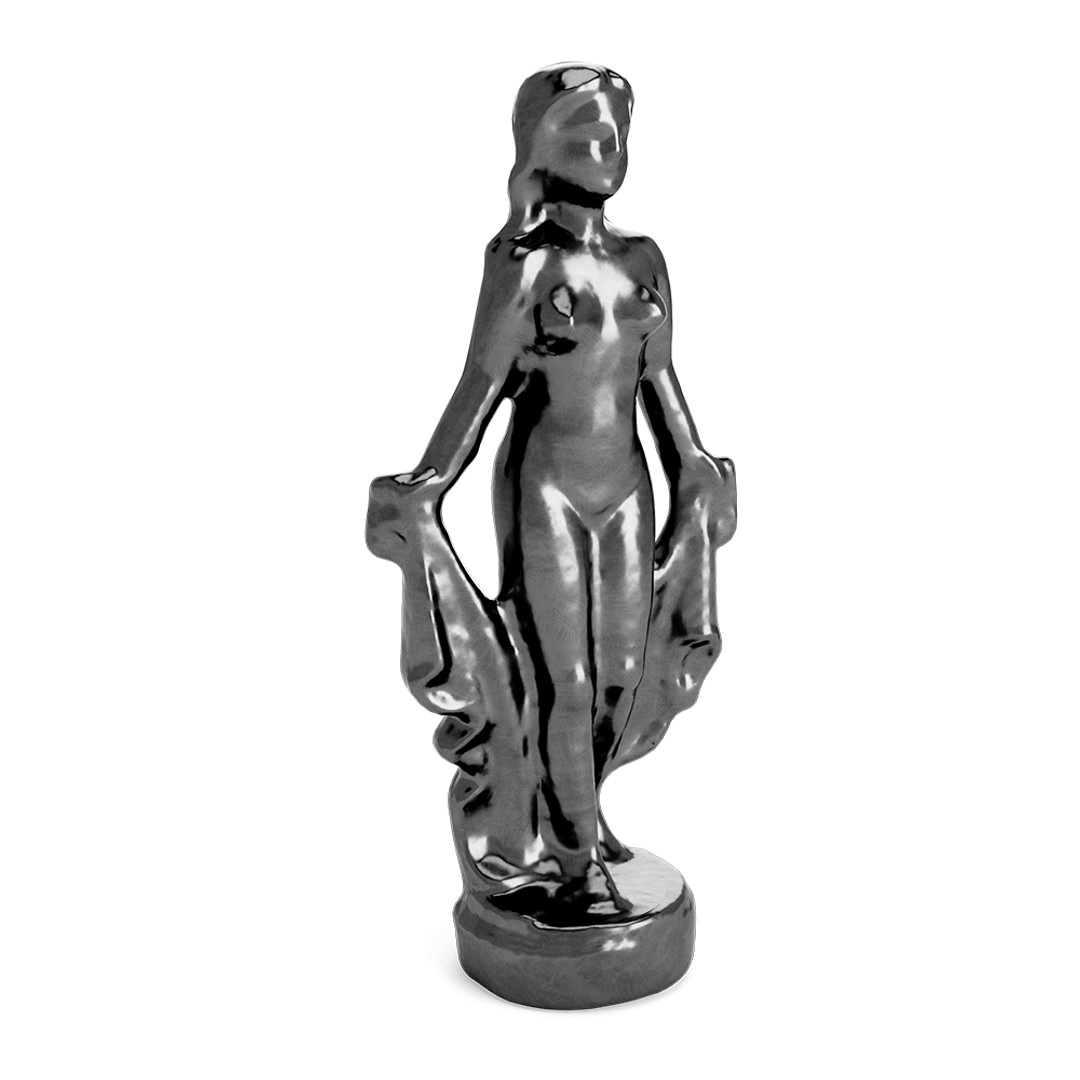 Bronze Woman Figure