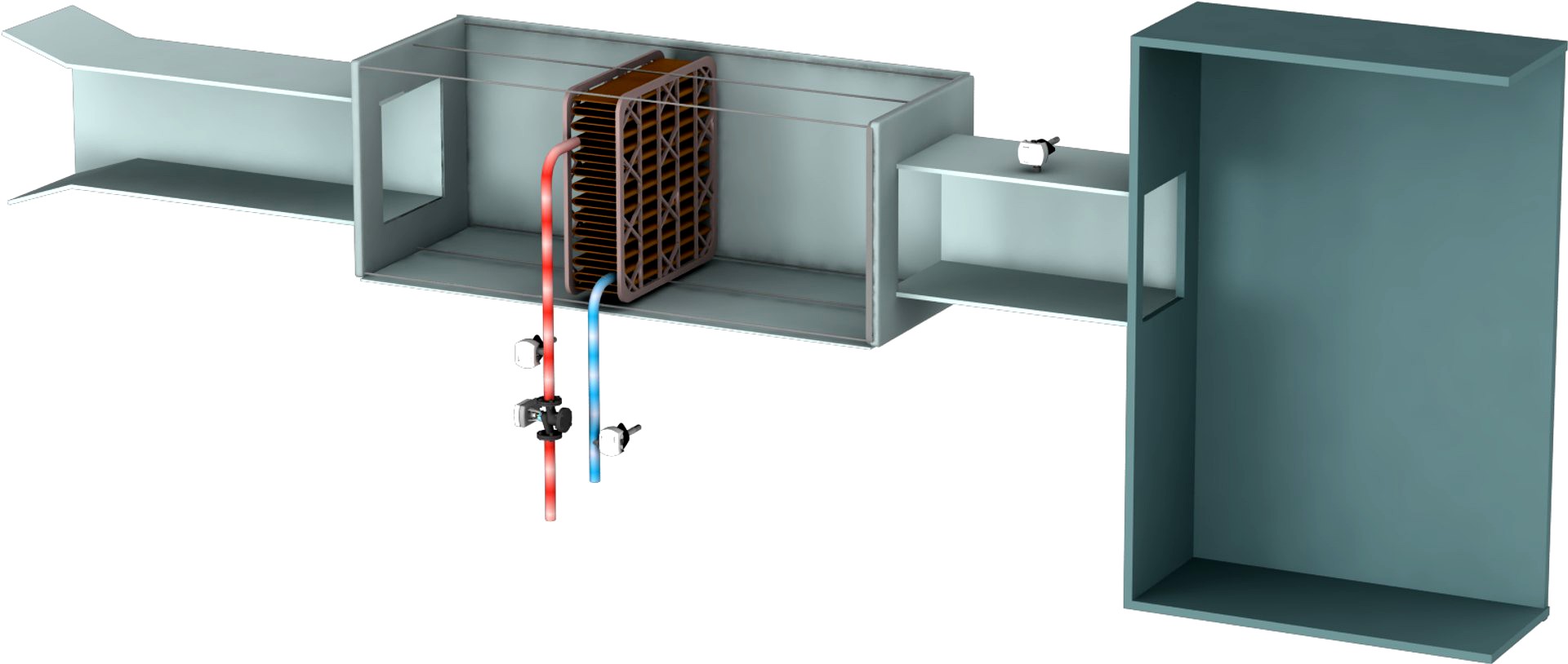 Cooling Coil Garbage Room