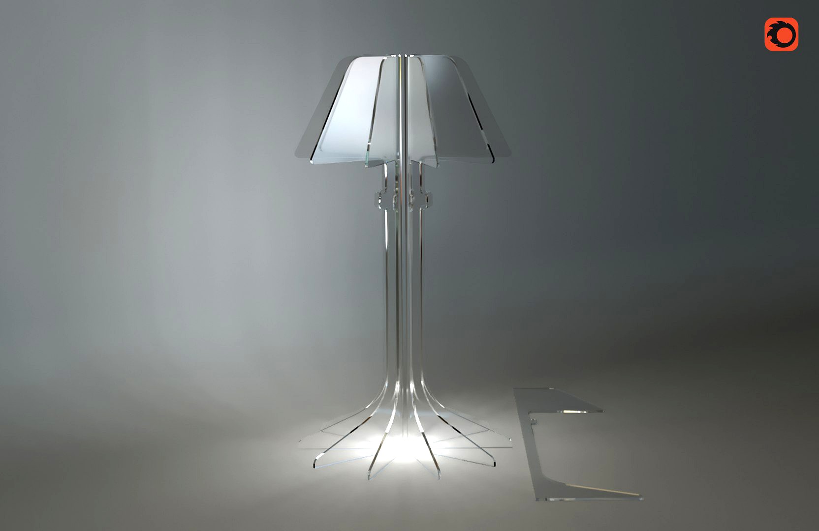 Plexiglass Lamp