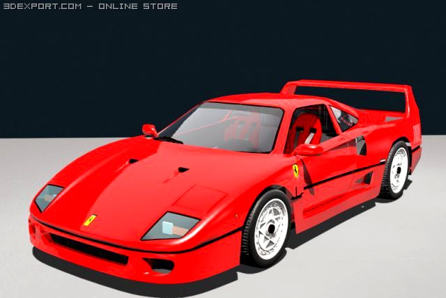 Ferrari F40 3D Model