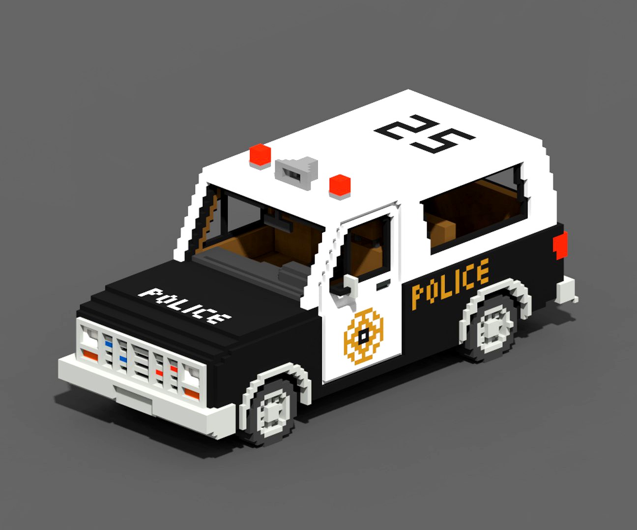 Voxel Police SUV