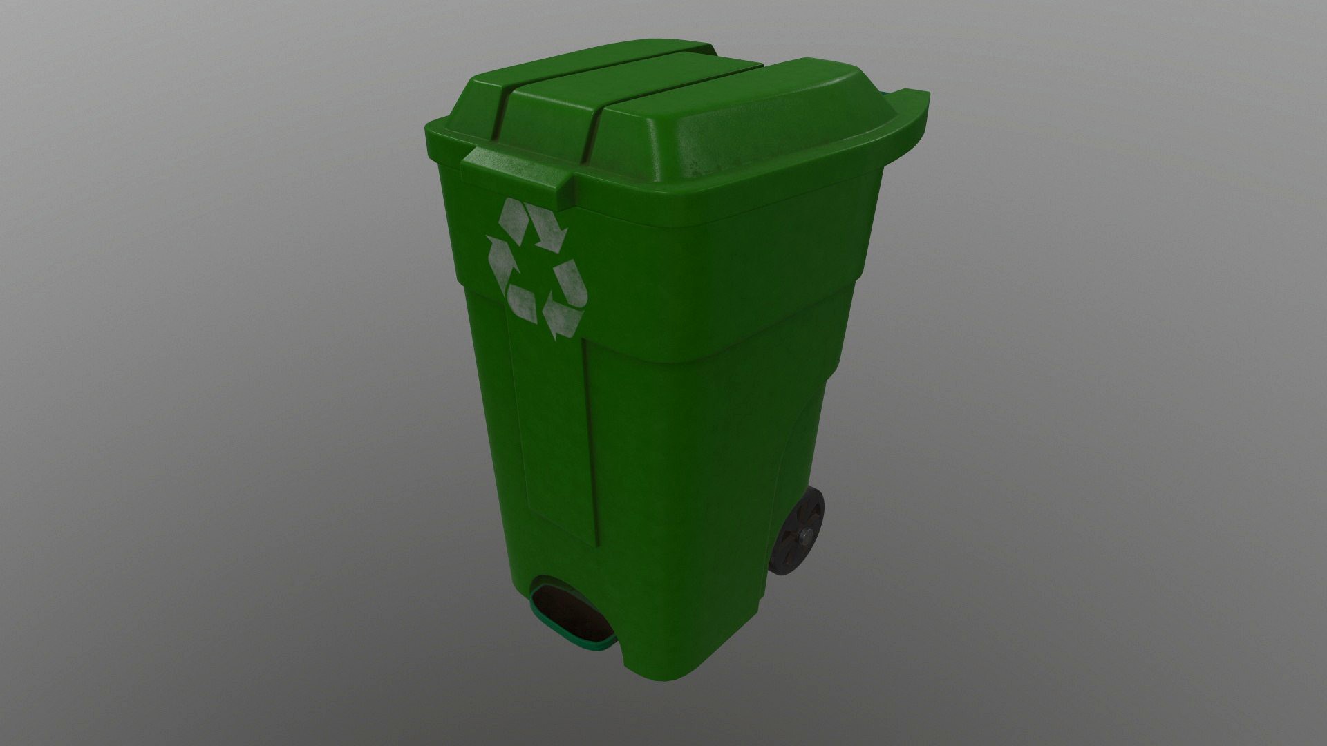 Trash Container Lowpoly