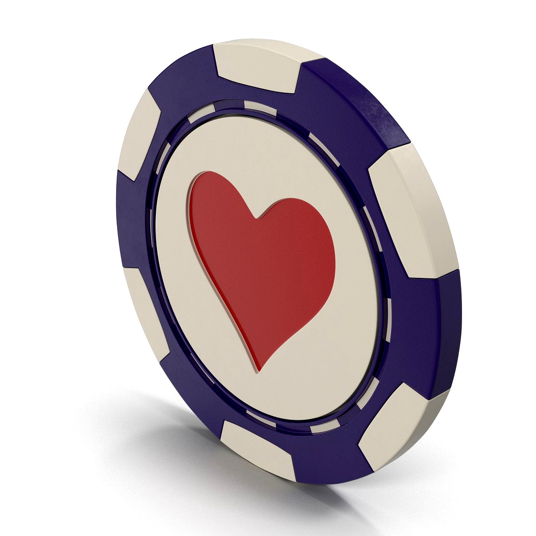 Hearts Casino Chip