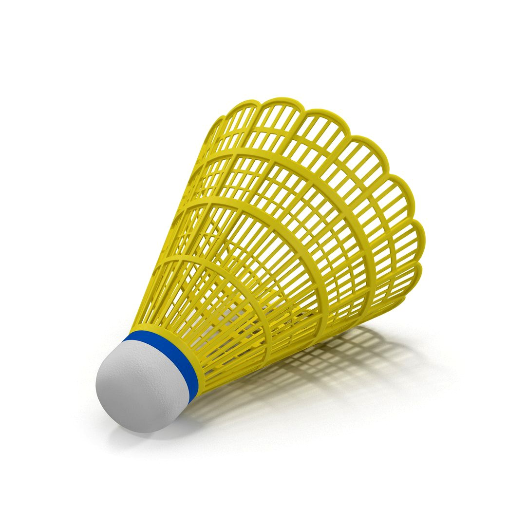 Yellow Shuttlecock
