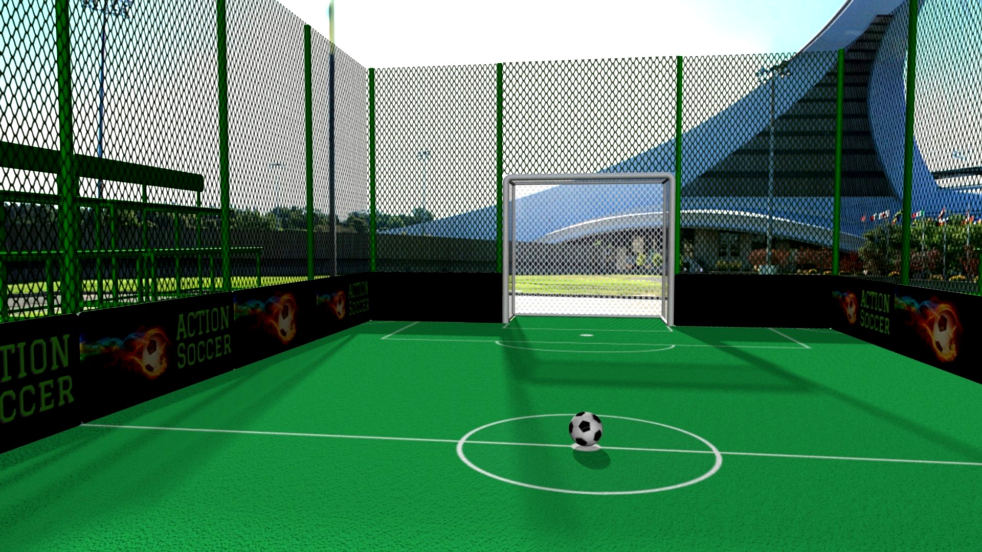 Action Soccer Field