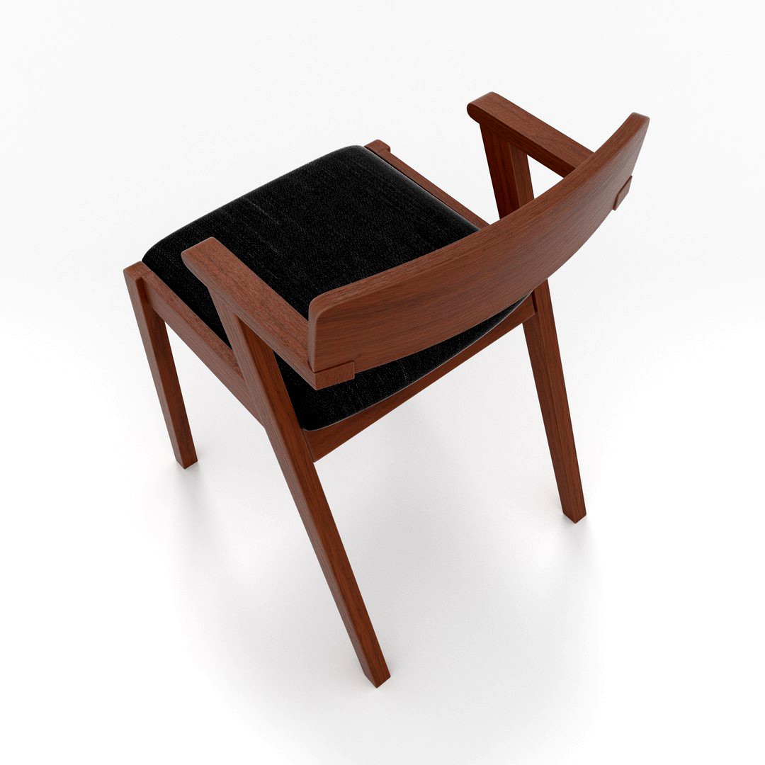 Zola Liquorice Black and Cocoa Dining Chair