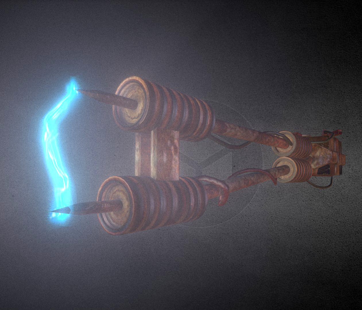 Rusty stun spear