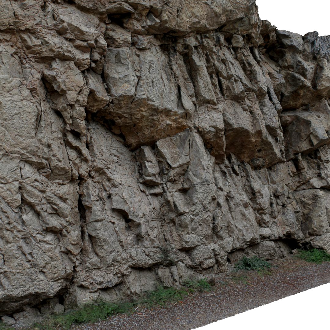 CLIFF WALL 3D SCAN