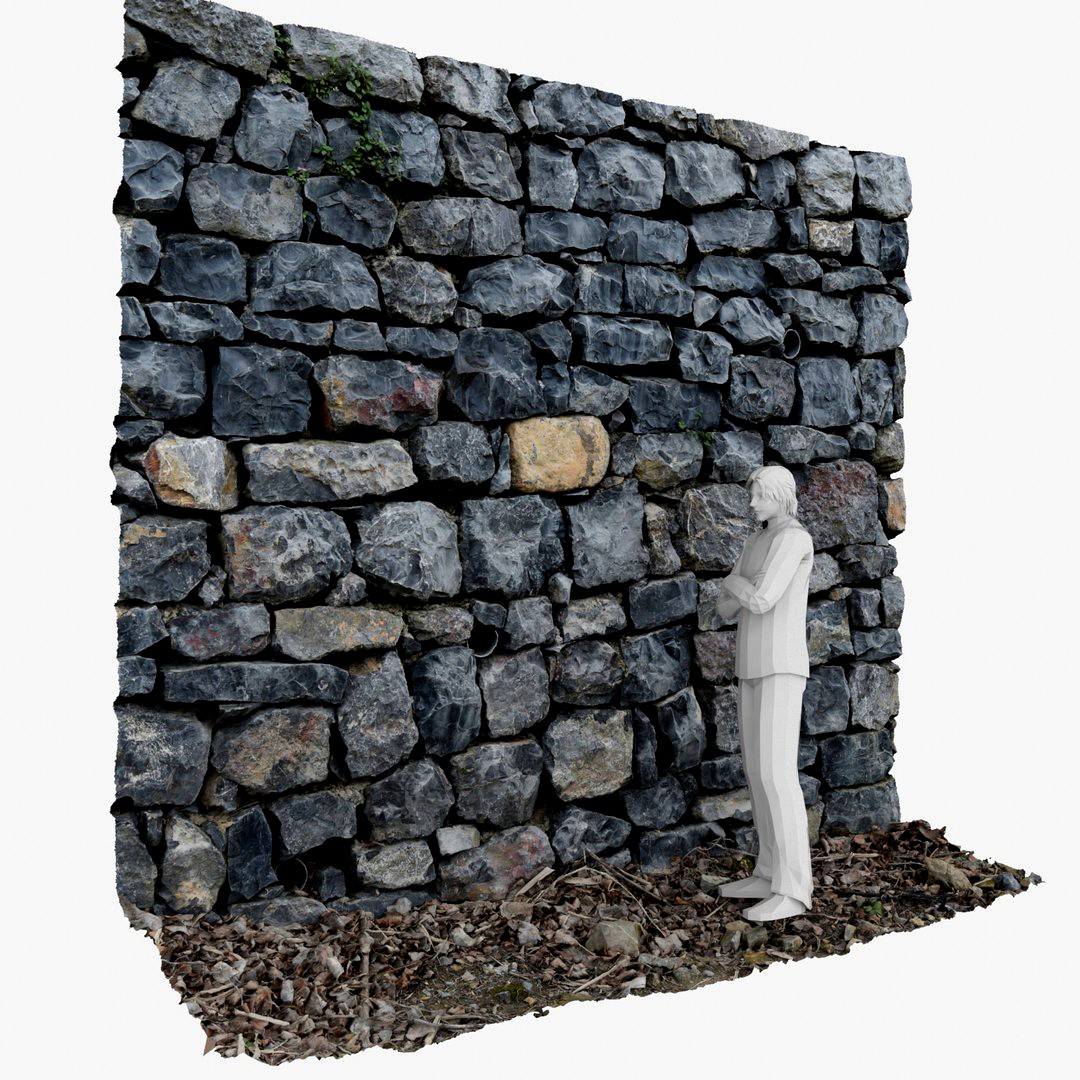 PEBBLES WALL 3D SCAN